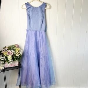 Vintage 90’s Y2K Roberta Blue & Lavender Gown